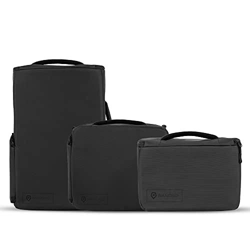 WANDRD Essential Deep Camera Cube: Weather-Resistant Protective Camera Organizer with Customizable Dividers & Side Access - Fits PRVKE 41L - size: Essential Deep