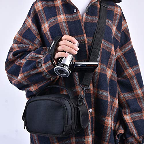 FOSOTO Camcorder Cases Bag Compatible Canon VIXIA HF Panasonic Video Camera | for Canon VIXIA HF R800 R700,Sony HDR-CX405 CX675 CX670 SR12 FDRAX53,Panasonic HC-V770 HC-V180 HD