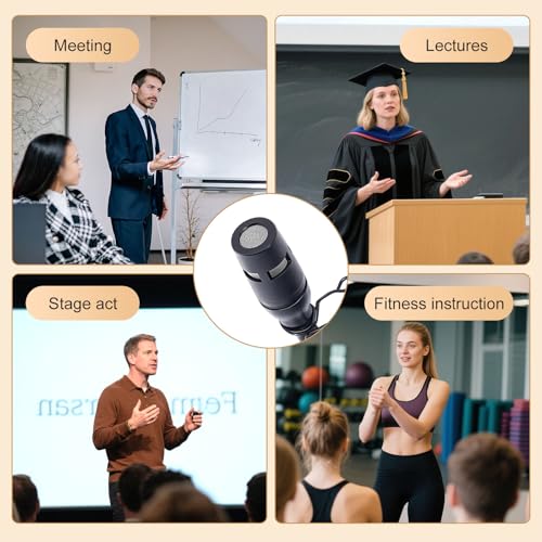 Lavalier Microphone, Cardioid Condenser Clip On Microphone, Lapel Microphone Compatible with Sennheiser Microphone Wireless System, 3.5mm Screw Lock Plug, Ideal for Lectures, Theater, Actors - size: 3.5mm Screw Lock Plug