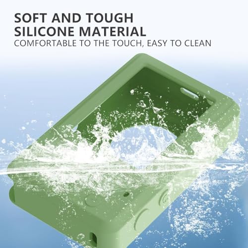 Case for Kodak PIXPRO FZ55,FZ55 accessories,Soft Silicone Protective Case,Comes with 2 Screen Protectors and 1 Wrist Strap - Matcha green - color: Matcha green