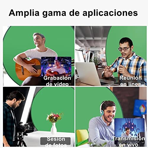 Photo Backgrounds,142Cm Round Green Screen Backdrop Portable Green Screen Chair Background for Video Chats Video Conference Game Single Layer L Size