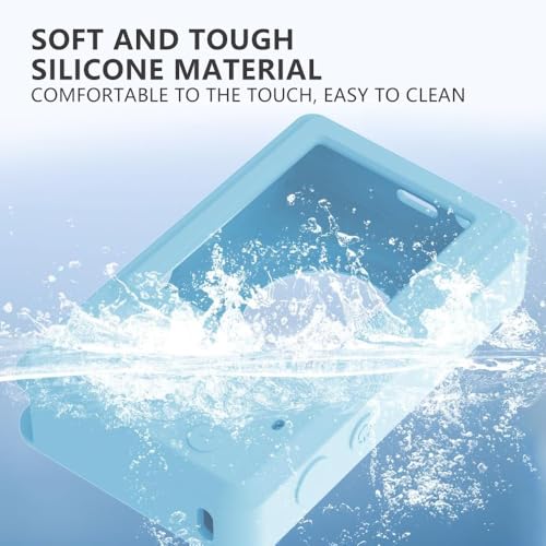Case for Kodak PIXPRO FZ55,FZ55 Accessories,Soft Silicone Protective Case,Comes with 2 Screen Protectors and 1 Wrist Strap - Light Blue - color: Light blue