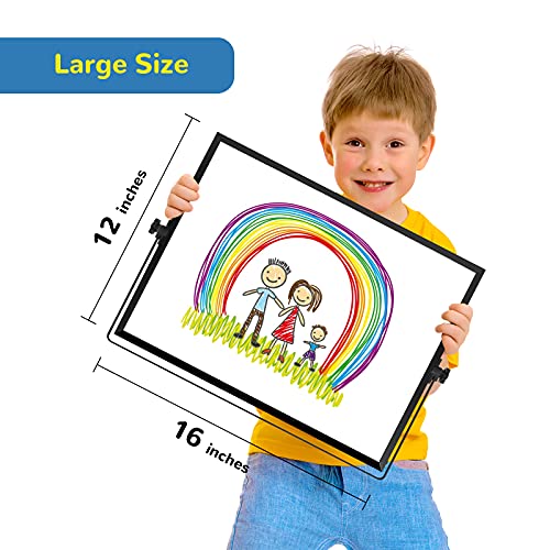 Small Monthly Calendar Dry Erase Whiteboard for Wall, 16in x 12in Magnetic Dry Erase Board, Hanging Double-Sided White Board, Portable Board for Drawing, Kitchen, Planning, Memo, School, Home, Office - color: Black