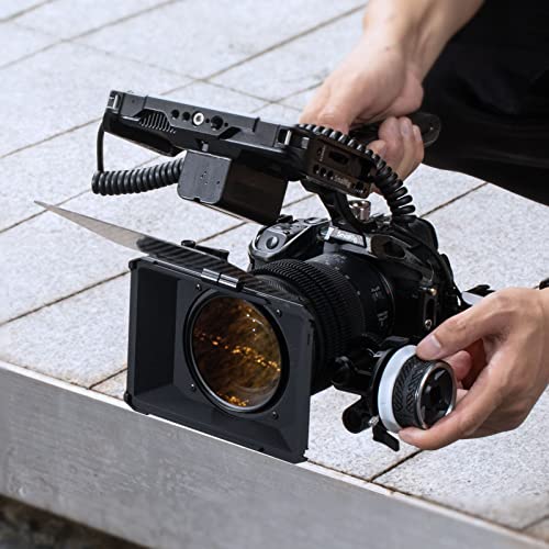 SmallRig Mini Matte Box Lite with Carbon Fiber Top Flag, Compatible with 67mm/ 72mm/ 77mm/ 82mm Lenses for DSLR and Mirrorless Camera - size: Mini Matte Box Lite