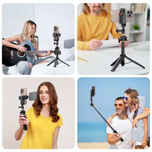 VRIG Phone Holder/Phone Mount for GoPro Adapter Hot Shoe Mount Adapter | Action Camera Phone Mount Adapter Attaching on DSLR Camera or Ring Light, for iPhone, Samsung, GoPro Hero 13, Mission 1 Pro