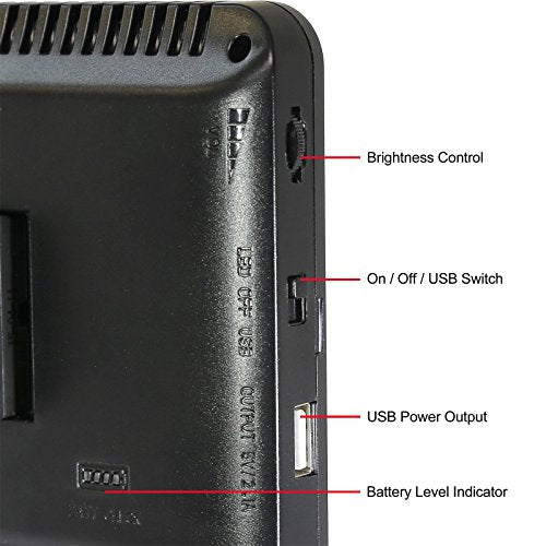 Vidpro LED-300 Photo and Video Light Kit - On Camera Panel LED Light - Adjustable and Dimmable Light Fits Cameras Video Camcorders and DLSR w/Hot Shoe Includes Rechargeable Battery Diffuser and More - size: LED-300