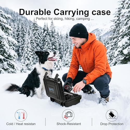 Lekufee Travel Waterproof Hard Case for Insta360 Ace Pro 2, Action Camera, and Accessories(Case Only)