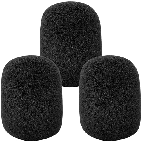 Replacement Mic Foam Windsock Compatible with Shure SM57 545 Beta SM57A, Pack of 3