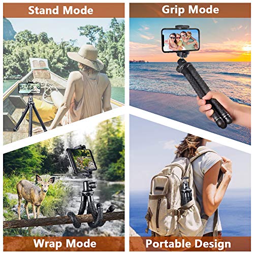 UBeesize 20'' Magnetic Selfie Stick Tripod for iPhone, MagSafe Tripod with 2-in-1 Phone Clamp & 1/4'' Screw Mount, Phone Tripod Stand with Remote - size: 20in