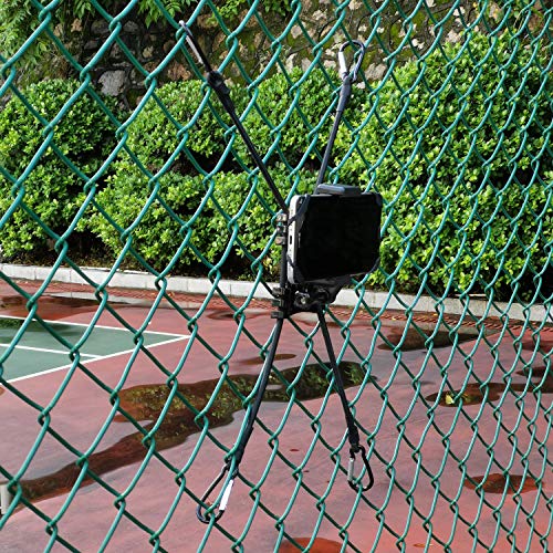 Cell Phone Fence Mount - Camera Backstop Chain Link Mount for Gopro Action Camera Small Digital Camera and Smartphones - Your Baseball - Softball - Tennis Games Buddy