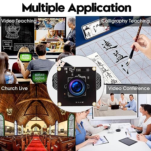 USB 260fps High Speed 110 Wide Angle No Distortion Lens Camera Module 2MP USB UVC Video Lightburn Industrial Camera Plug and Play for Laptop Raspberry Pi Jetson Nano - color: 110Degree Wide Angle Lens Camera Module