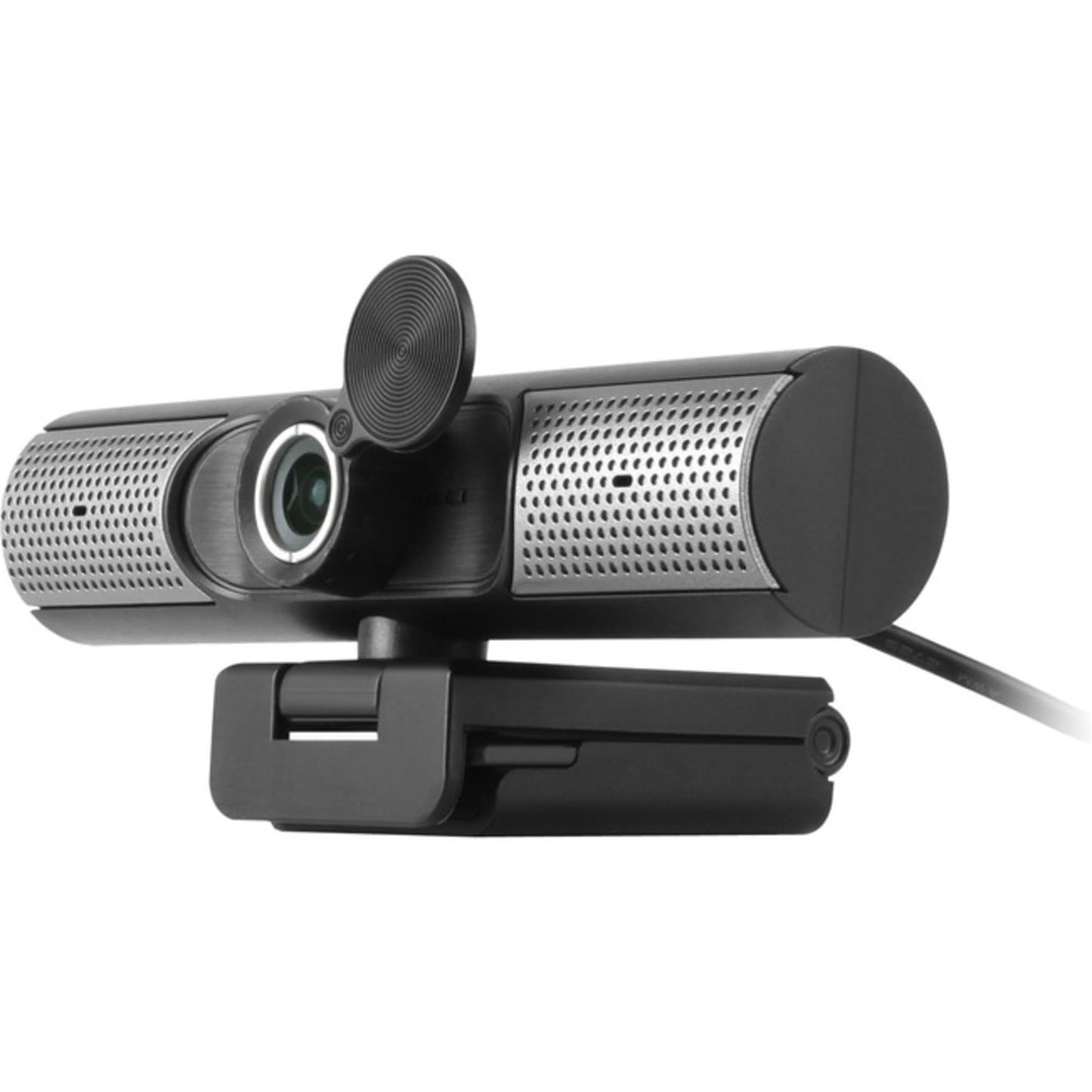 Aluratek HD 1080P Webcam, USB-C/USB-A, w/Built-in Speakers & Mic,Black,AWCS06F - style: AWCS06F