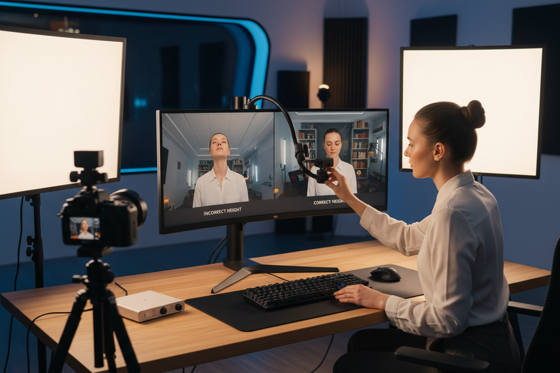 The Hidden Reason Your Webcam Looks Off-Center: Mastering Lens Height for Natural Eye Contact