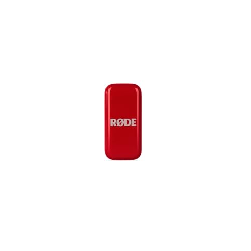 RØDE Wireless Micro - Compact Wireless Microphone, Two Mics with Charge Case for Smartphone Content Creation - USB-C, Red - color: USB-C Red