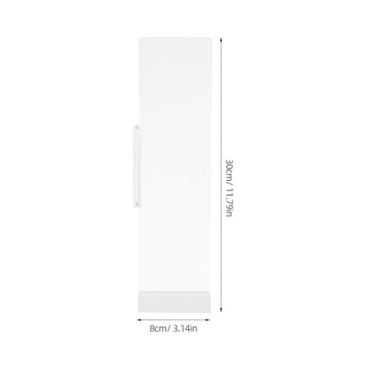ARTIBETTER Computer Monitor Memo Board Side Panel with LED Light, White Right-Side Desktop Message Holder for Office and Home Workspace