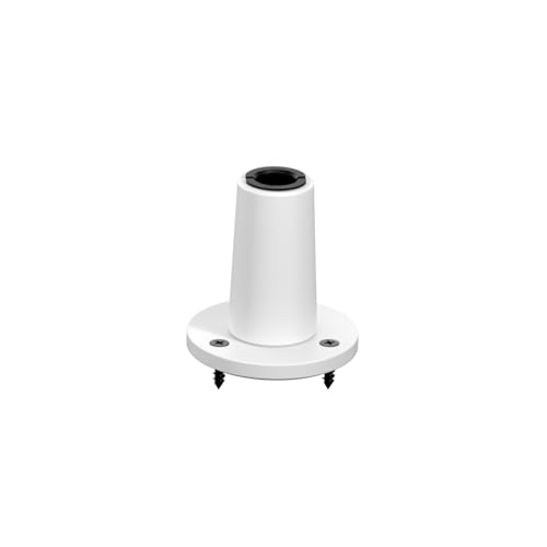 Elgato Wave Desk Plate White, Flange Mount for Mic Arms | Screw-in setup, No clamps or cutouts, Ultra-stable hold, Flush, seamless look, Fits wooden desks and tables - color: White