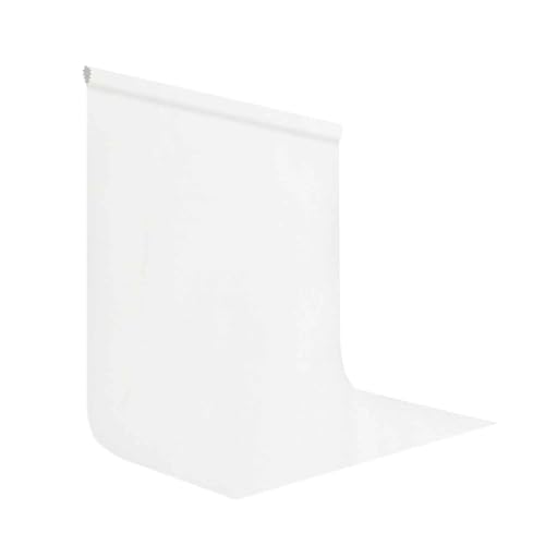 White Photo Backdrop for Photoshoot, Fabric 5x7ft | Polyester Studio Photography Backgrounds, Non Reflective, Easy to Hang, for Portrait Shoot, Product, Party, Video Creation - color: White, size: 5x7ft