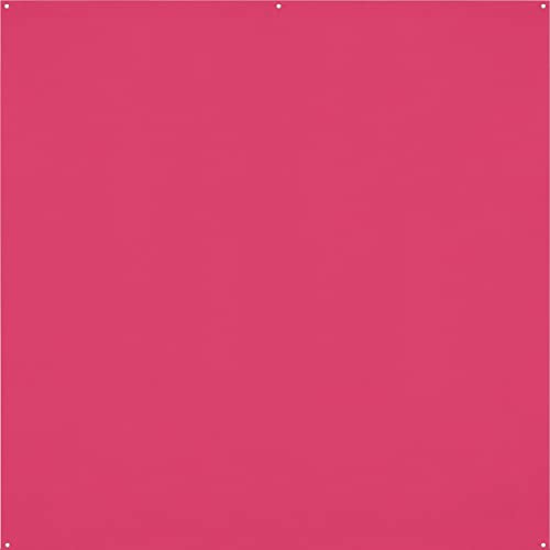 Westcott X-Drop Pro Wrinkle-Resistant 8' x 8' (2.44 x 2.44m) Backdrop for Headshots, Photoshoots, Group Portraits, Video Interviews, & Photo Booths - Portable and Travel Friendly (Dark Pink) - color: Dark Pink