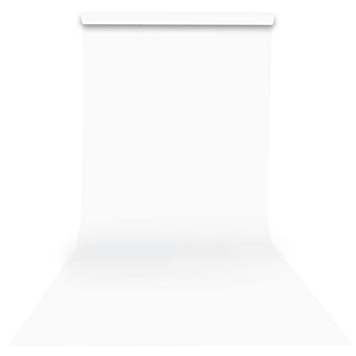 Yizhily Seamless White Backdrop Paper Roll, 53" x 16.4', Heavyweight Matte Arctic White Photo Background for Small Studio Headshots, Tabletop Product & Food Photography - color: Arctic White, size: 53" x16.4'
