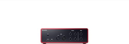 Focusrite Scarlett 4i4 4th Gen USB Audio Interface, for Musicians, Songwriters, Guitarists, Content Creators — High-Fidelity, Studio Quality Recording, and All the Software You Need to Record | 4-In/4-Out USB-C Audio Interface, 2 Ultra-Low-Noise Mic and H