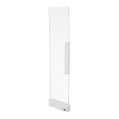 ABOOFAN Computer Monitor Side Message Board LED Light-up Writing Panel White Right-Side Memo Holder for Office Desktop Organization