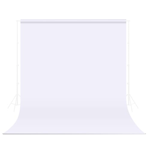 Photo Backdrop Curtains, White Backdrop for Photoshoot 7X 10 FT, Large White Background for Photography Photo Booth Backdrop for Photoshoot Background Screen Video Recording Parties Curtain - color: White, size: 7*10