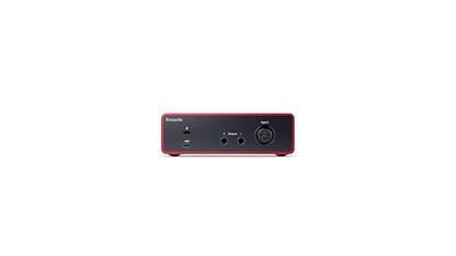 Focusrite Scarlett Solo Studio 4th Gen USB Audio Interface Bundle for the Songwriter, Guitarist or Vocalist with Condenser Microphone and Headphones for Recording, Songwriting, and Podcasting | CM25 Mkiii Condenser Mic, Sh-450 Headphones, USB A-C and 3m X