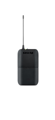 Shure BLX14/CVL Lavalier Audio System H10 Band (542–572 MHz) – BLX4 Receiver, BLX1 Bodypack & CVL Clip-On Lavalier Mic, Up to 14 Hr Battery, 300 ft Range