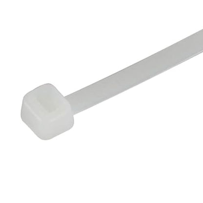 GTSE 8 Inch White Zip Ties, Saddle Mounts and Self Tapping Screws Set, 100 Pack Cable Ties, 50lb Strength, UV Resistant Strong Self-Locking Tie Wraps - color: White, style: 0.2 " Wide / 0.14" Screw Hole Mounts and Zip Tie Set