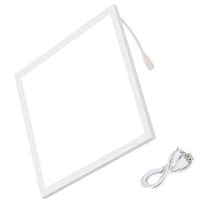 TEHAUX LED Photography Light Panel Portable 30cm White Light for Photo and Video Shooting Studio Lamp for Indoor Streaming and Videography