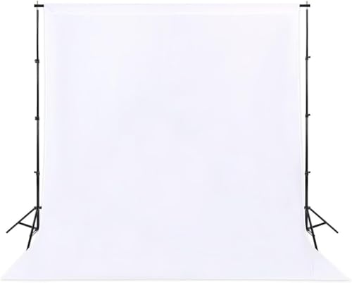 Sugargirl 10X10FT White Backdrop Background for Photography, Photo Backdrop White Screen Photo Booth Backdrop for Photoshoot Party Video(1 Panel) - color: White, size: 10x10 FT
