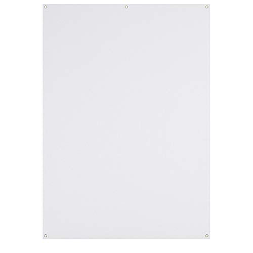 Westcott X-Drop Wrinkle-Resistant 5' x 7' (1.52 x 2.13m) Backdrop for Headshots, Photoshoots & Product Photos - Portable and Travel Friendly (High Key White) - color: High Key White
