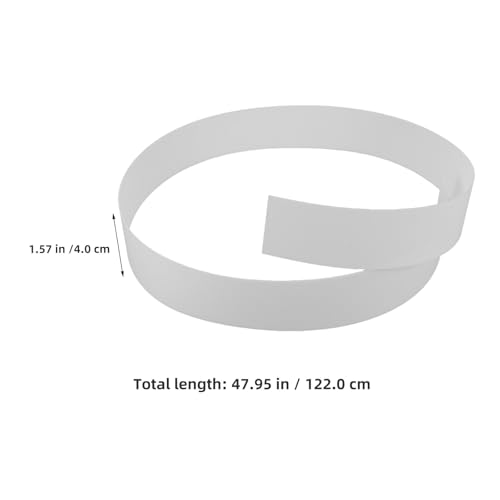 Uonlytech Led Light Diffuser Sheet 48.03X1.57In Soft Light Diffusing Panel for Led Strip Lights Flexible Acrylic Wardrobe Diffuser Cover for Cabinets Ceiling Fixtures and Backlit Lighting