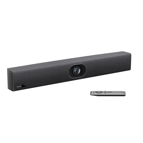 Yealink UVC40 E2 USB Conference Room Camera System 4K Video Conference Camera 120° Wide-Angle Lens 8 Microphone 5W High-Fidelity Speaker Auto Framing Speaker Tracking Compatible with Microsoft, Zoom