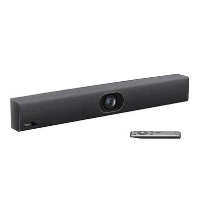 Yealink UVC40 E2 USB Conference Room Camera System 4K Video Conference Camera 120° Wide-Angle Lens 8 Microphone 5W High-Fidelity Speaker Auto Framing Speaker Tracking Compatible with Microsoft, Zoom