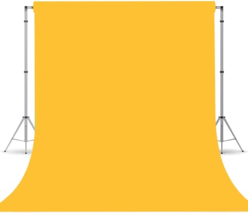 Yellow Background Backdrop for Photography Photo Backdrop for Party 10x20ft | Yellow Polyester Photo Backdrop for Photoshoot, Party, Video, Television and Wedding Birthday Photography Background - color: Yellow, size: 10x20ft