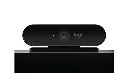Logitech Logi 4K Pro Magnetic Webcam for Pro Display XDR, Video Calling Conferencing Recording, Zoom and Microsoft Teams, Ultra HD, Pro Streaming Web Camera (Renewed), Black