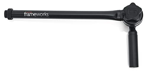 Gator Frameworks Adjustable Angled Mini Boom Arm with Interlocking Design, 9" Boom Arm (GFW-MIC-CLMPBM9) - style: 9" Boom - Fixed