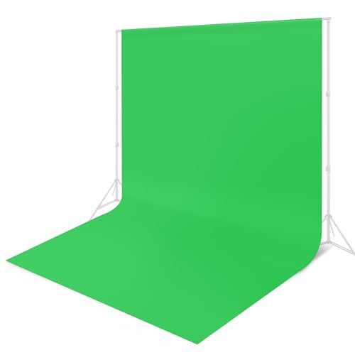 Green Backdrop - 10 x 20 ft, Green Screen for Photography & Video Recording, High Density Polyester Fabric - color: Green