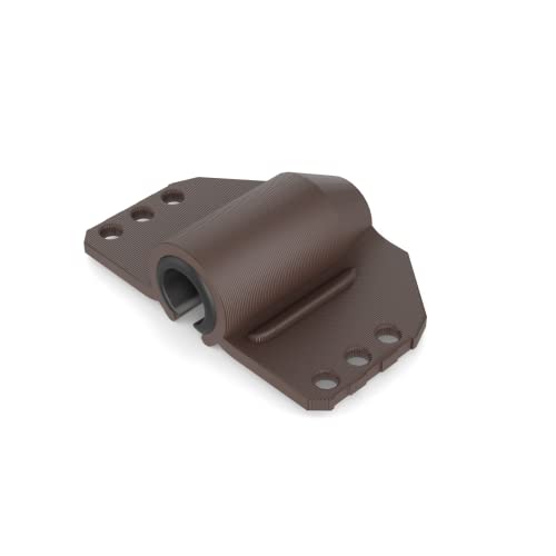Isolate IT Lavalier Microphone Isolation Shield System with Sorbothane (Compatible With Sennheiser ME2, Brown/Black) - color: Brown/Black, size: Sennheiser ME2