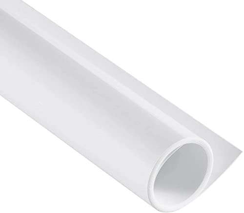 Meking Photography PVC Backdrop 31x59 inches (80x150cm) White Matte & Reflective PVC Background for Studio Video Product Commercial Ads Live Streaming Shooting - color: Matte & Reflective White