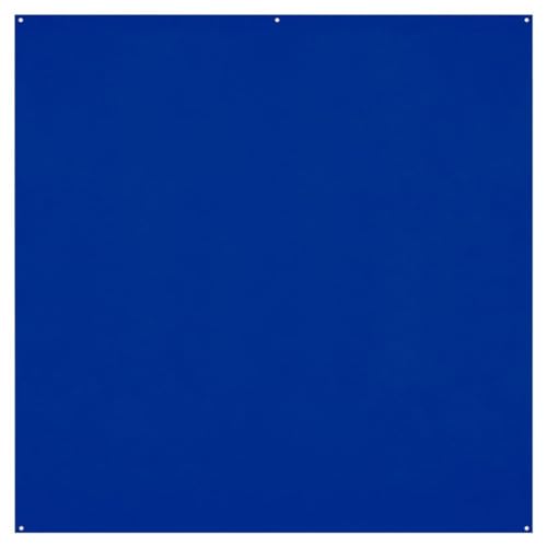 Westcott X-Drop Pro Wrinkle-Resistant 8' x 8' (2.44 x 2.44m) Backdrop for Headshots, Photoshoots, Group Portraits, Video Interviews, & Photo Booths - Portable and Travel Friendly (Royal Blue/Chroma) - color: Royal Blue / Chroma Key Blue