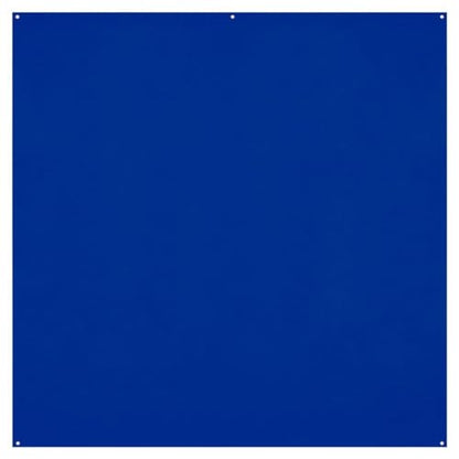 Westcott X-Drop Pro Wrinkle-Resistant 8' x 8' (2.44 x 2.44m) Backdrop for Headshots, Photoshoots, Group Portraits, Video Interviews, & Photo Booths - Portable and Travel Friendly (Royal Blue/Chroma) - color: Royal Blue / Chroma Key Blue
