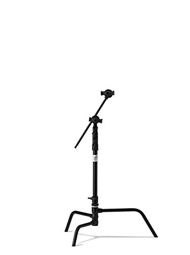 Kupo 20" C-Stand Turtle Base Kit Professional Grip Stand with 2.5" Grip Head and 20" Grip Arm, Heavy-Duty Steel Construction for Photography and Video Lighting - Black (KS704611) - color: Black, style: 20" Turtle Base Kit