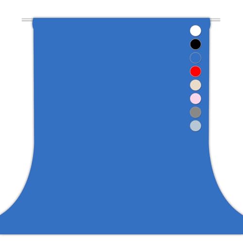 Blue Photography Backdrop Studio Photography Film & Television Portraiture Interview Programs Product Display Home Videos Parties Exhibition Halls Wedding Backdrops 5x7FT - color: Blue, size: 5x7FT