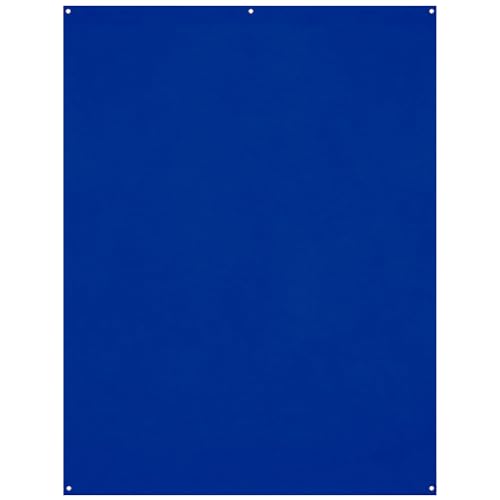Westcott X-Drop Wrinkle-Resistant 5' x 7' (1.52 x 2.13m) Backdrop for Headshots, Photoshoots & Product Photos - Portable and Travel Friendly (Royal Blue/Chroma) - color: Royal Blue / Chroma Key Blue