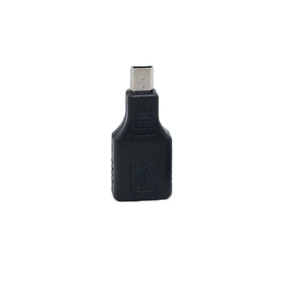 USB 2.0 Type A Female to Mini USB 5-pin Male Adapter Converter, Compatible with Cameras, Printers, Audio Devices, etc. (2-Pack)