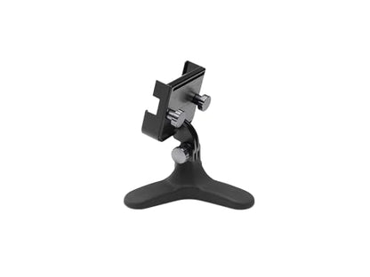 WeatherTech DeskFone Two View Universal Phone Holder for Flat Surfaces, Office, Kitchen, Nightstand - Graphite Metal Knobs - color: Graphite Metal Knobs
