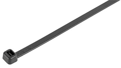 GTSE 8 Inch black Zip Ties, Saddle Mounts and Self Tapping Screws Set, 100 Pack Cable Ties, 50lb Strength, UV Resistant Strong Self-Locking Tie Wraps - color: Black, style: 0.2 " Wide / 0.14" Screw Hole Mounts and Zip Tie Set