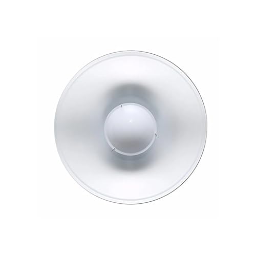 Godox 16.5inch/42cm White Beauty Dish Bowens Mount Reflector w/White Diffuser, Light Modifier for Bowens Mount Studio Strobe Flash Light Monolight for Godox SK400II, AD600Pro, AD600BM, MS300 - color: white